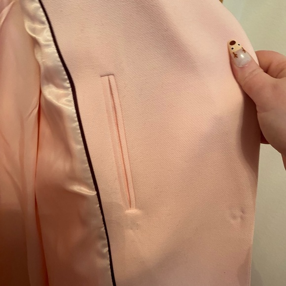 Nwot! Canvas by lands end size 4 light pink thick trench coat - Picture 5 of 6